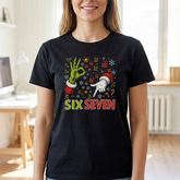 Six Seven Christmas Tee – Festive Santa & Grinch Holiday Graphic Shirt