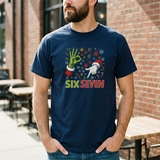Six Seven Christmas Tee – Festive Santa & Grinch Holiday Graphic Shirt