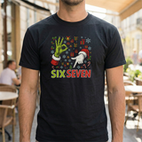 Six Seven Christmas Tee – Festive Santa & Grinch Holiday Graphic Shirt