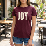 Joy Graphic Tee — Vintage Holiday Joy T-Shirt