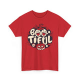 Boo-tiful Halloween Tee | Unisex Cotton Shirt for Fall Festivities, Party Wear, Trick or Treat, Cozy Casual Style, Halloween Gift