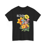 Floral Bloom Unisex Tee, Comfortable Cotton Shirt, Nature Lover's Gift, Casual Wear, Spring Fashion, Gifts for Gardeners