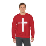 Inspirational Faith Sweatshirt, Jesus Loves You Crewneck, Christian Apparel, Religious Gift, Spiritual Comfort Wear, Casual Unisex Sweater