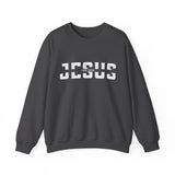 Jesus Crewneck Sweatshirt — Vintage Distressed Faith Pullover