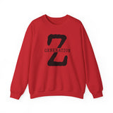 Generation Z Crewneck Sweatshirt - Minimal Retro 'Z' Graphic