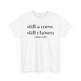 Faith-Inspired Unisex Heavy Cotton Tee, Inspirational Quote Shirt, Christian Apparel, Gift for Believers, Everyday Wear, Bible Verse Tee