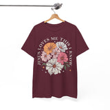 Jesus Loves Me This I Know Floral Tee