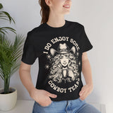 Cowboy Tears Tee - Funny Unisex Jersey Shirt, Western Style Graphic Tee, Gift for Cowgirls, Casual Wear, Unique Outdoor Shirt