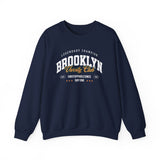 Brooklyn Varsity Club Crewneck Sweatshirt — Retro Athletic Pullover