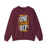 One More Rep Sweatshirt – Motivational Gym Crewneck