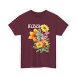 Floral Bloom Unisex Tee, Comfortable Cotton Shirt, Nature Lover's Gift, Casual Wear, Spring Fashion, Gifts for Gardeners