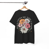 Jesus Loves Me This I Know Floral Tee