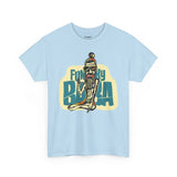 Funky Baba Unisex Heavy Cotton Tee, Retro T-Shirt, Casual Wear, Gift for Tea Lovers, Summer Outfit, Streetwear