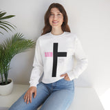 Inspirational Faith Sweatshirt, Jesus Loves You Crewneck, Christian Apparel, Religious Gift, Spiritual Comfort Wear, Casual Unisex Sweater