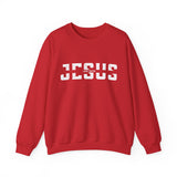 Jesus Crewneck Sweatshirt — Vintage Distressed Faith Pullover