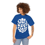 Groovy Unisex Heavy Cotton Tee | Perfect for Everyday Wear, Gifts, Casual Outings, Music Festivals, and Eco-Friendly Fashion