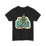 Funky Baba Unisex Heavy Cotton Tee, Retro T-Shirt, Casual Wear, Gift for Tea Lovers, Summer Outfit, Streetwear