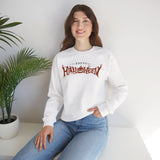 Halloween Crewneck Sweatshirt, Cozy Fall Fashion, Unisex Halloween Apparel, Pumpkin Sweater, Spooky Season Gift