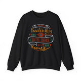 Creativity Is Intelligence Sweatshirt – Inspirational Graphic Crewneck