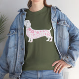 Dachshund Floral Silhouette Tee