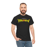 Happy Halloween Unisex Heavy Cotton Tee, Spooky Shirt, Fall Fashion, Pumpkin Tee, Halloween Costume, Gift for Halloween Lovers