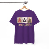 True Story Christmas Tee - Nativity & Festive Trees Holiday T-Shirt