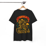 Holly Jolly Christmas Tee - Festive Holiday Graphic T-Shirt