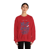 Crewneck Sweatshirt - "You Are What You Listen To" Music Quote Graphic