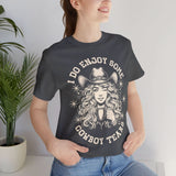 Cowboy Tears Tee - Funny Unisex Jersey Shirt, Western Style Graphic Tee, Gift for Cowgirls, Casual Wear, Unique Outdoor Shirt