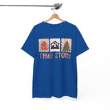 True Story Christmas Tee - Nativity & Festive Trees Holiday T-Shirt