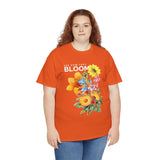 Floral Bloom Unisex Tee, Comfortable Cotton Shirt, Nature Lover's Gift, Casual Wear, Spring Fashion, Gifts for Gardeners
