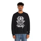 Crewneck Sweatshirt — “Extreme Cap Tuning” Engine Skull Graphic