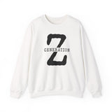 Generation Z Crewneck Sweatshirt - Minimal Retro 'Z' Graphic