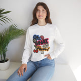 Oh What Fun! Graphic Crewneck Sweatshirt — Retro Casino & Game Night Design