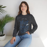 Crewneck Sweatshirt - "You Are What You Listen To" Music Quote Graphic