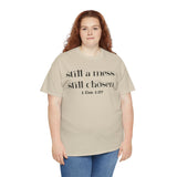 Faith-Inspired Unisex Heavy Cotton Tee, Inspirational Quote Shirt, Christian Apparel, Gift for Believers, Everyday Wear, Bible Verse Tee
