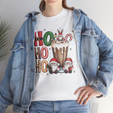 Christmas Ho Ho Ho Hot Cocoa Tee — Cute Gnome Holiday T-Shirt