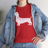 Dachshund Floral Silhouette Tee