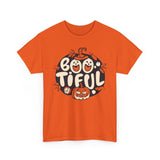 Boo-tiful Halloween Tee | Unisex Cotton Shirt for Fall Festivities, Party Wear, Trick or Treat, Cozy Casual Style, Halloween Gift