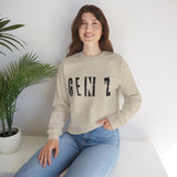 Gen Z Graphic Sweatshirt — Distressed Urban Crewneck