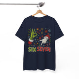 Six Seven Christmas Tee – Festive Santa & Grinch Holiday Graphic Shirt
