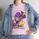 Cosmic Wizard Tee, Celestial Art Shirt, Unisex Heavy Cotton Tee, Astrology Gift, Space Design Apparel, Unique Graphic T-Shirt