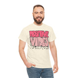 Positive Vibes Unisex Heavy Cotton Tee | Graphic Shirt for Casual Wear, Gift, Summer Styles, Affirmation Apparel
