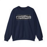 Humanity Graphic Crewneck Sweatshirt — Strikethrough Humanity Design