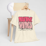 Positive Vibes Unisex Heavy Cotton Tee | Graphic Shirt for Casual Wear, Gift, Summer Styles, Affirmation Apparel