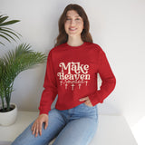 Make Heaven Crowded Sweatshirt — Christian Faith Crewneck