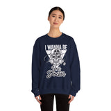 Doctor Skull Crewneck Sweatshirt — "I Wanna Be Your Doctor" Graphic
