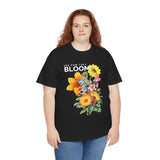 Floral Bloom Unisex Tee, Comfortable Cotton Shirt, Nature Lover's Gift, Casual Wear, Spring Fashion, Gifts for Gardeners
