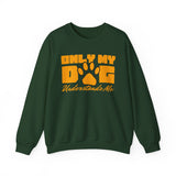 Dog Lover Crewneck Sweatshirt — "Only My Dog Understands Me" Paw Graphic