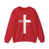 Inspirational Faith Sweatshirt, Jesus Loves You Crewneck, Christian Apparel, Religious Gift, Spiritual Comfort Wear, Casual Unisex Sweater